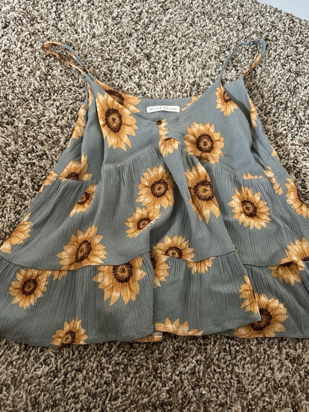 Sunflower Button-Front tank top